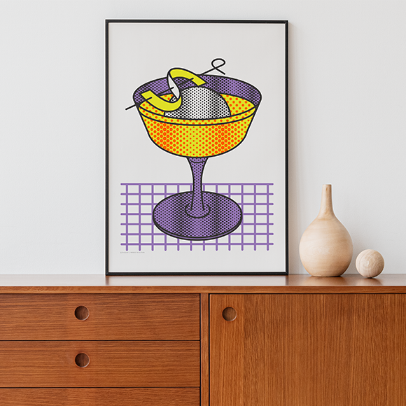 Digital Painting "Negroni"