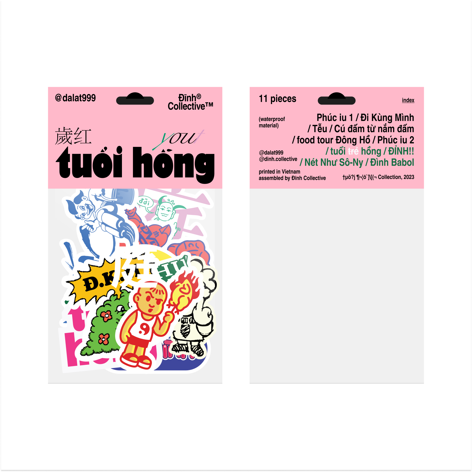 Tuoi Hong Stickers Pack