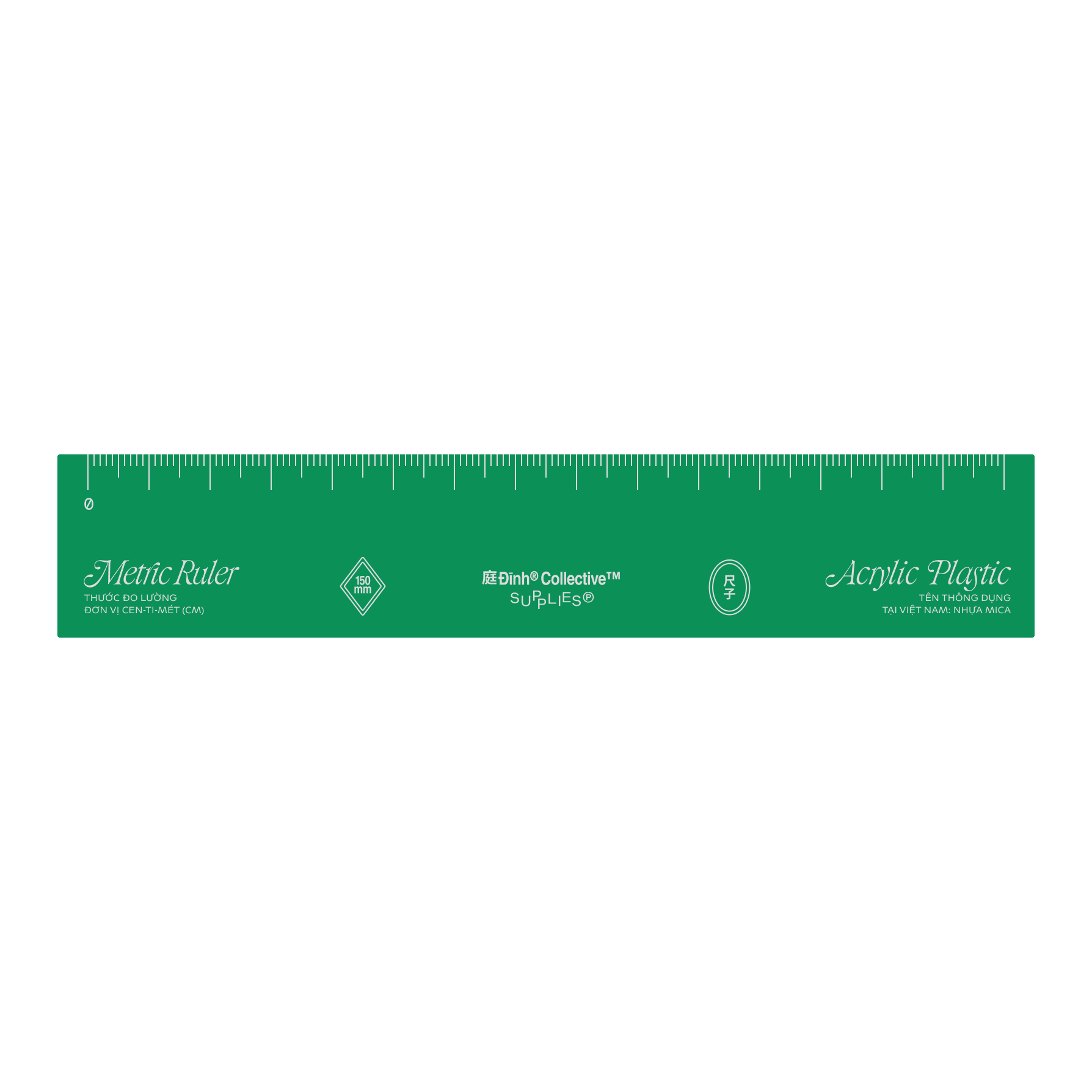 15CM Ruler - Acrylic Plastic