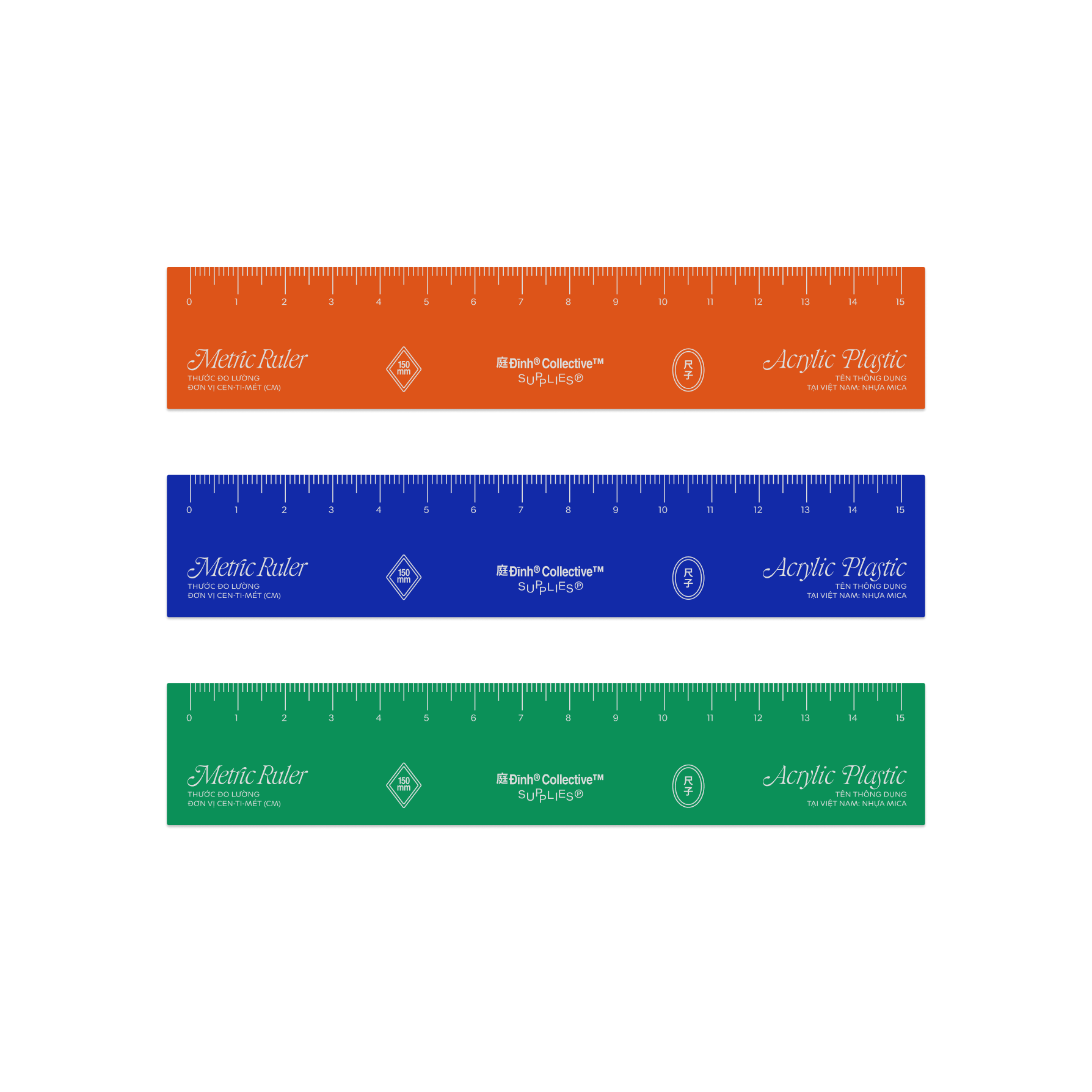 15CM Ruler - Acrylic Plastic