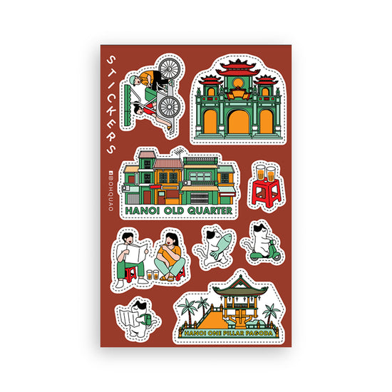 "Hanoi" Stickers