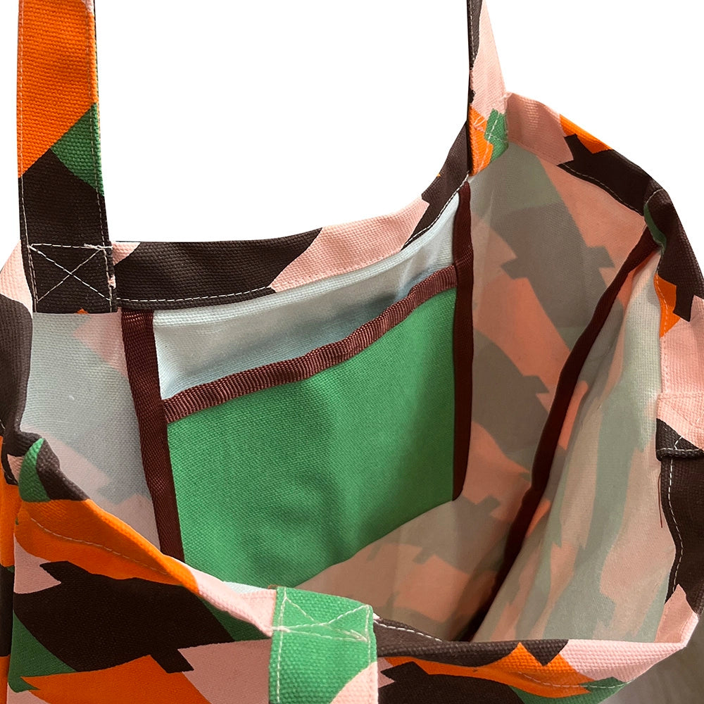 Totebag "Orange Puzzle"