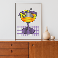 Digital Painting "Negroni"
