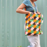 Totebag "Orange Puzzle"