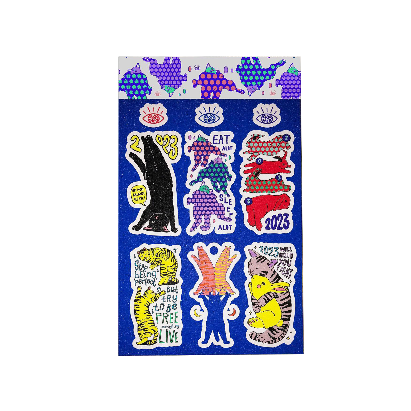 Blink Blink Cat Sticker