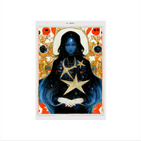 Postcard Sad Head, Sun & Moon series