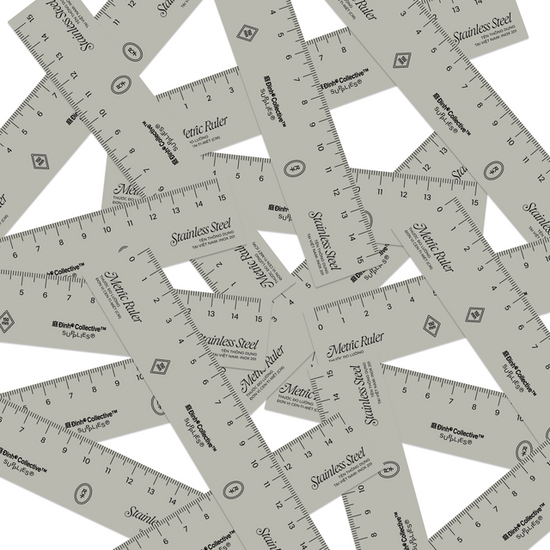 15CM Ruler - Stainless Steel