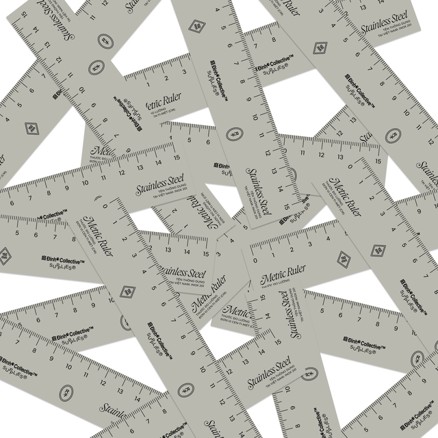 15CM Ruler - Stainless Steel