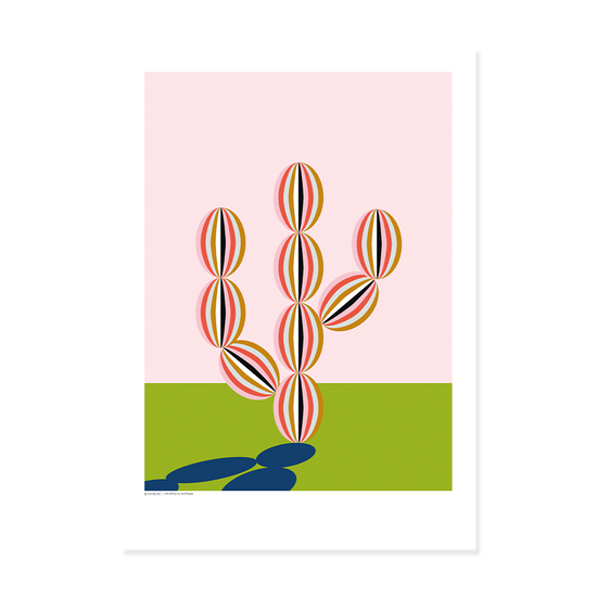 Digital Painting "Balloon Cactus"