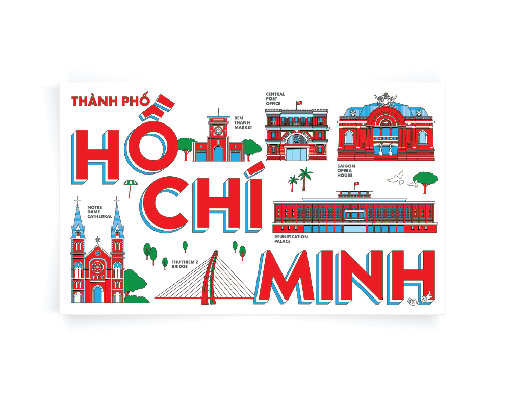 "Ho Chi Minh" Postcard