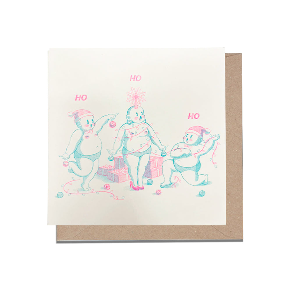Postcard "HOHOHO"