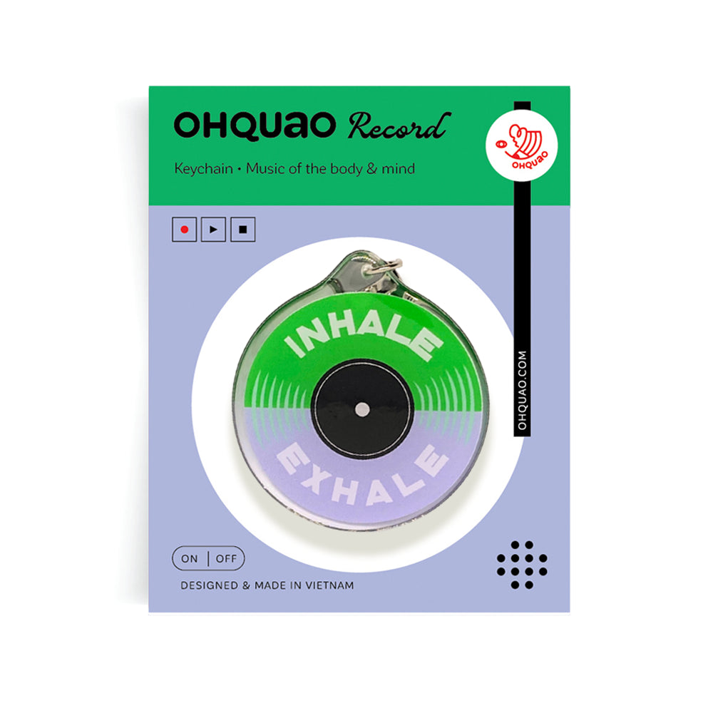 "Inhale Exhale" Keychains