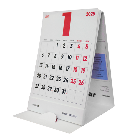 "Desk Calendar 2025"