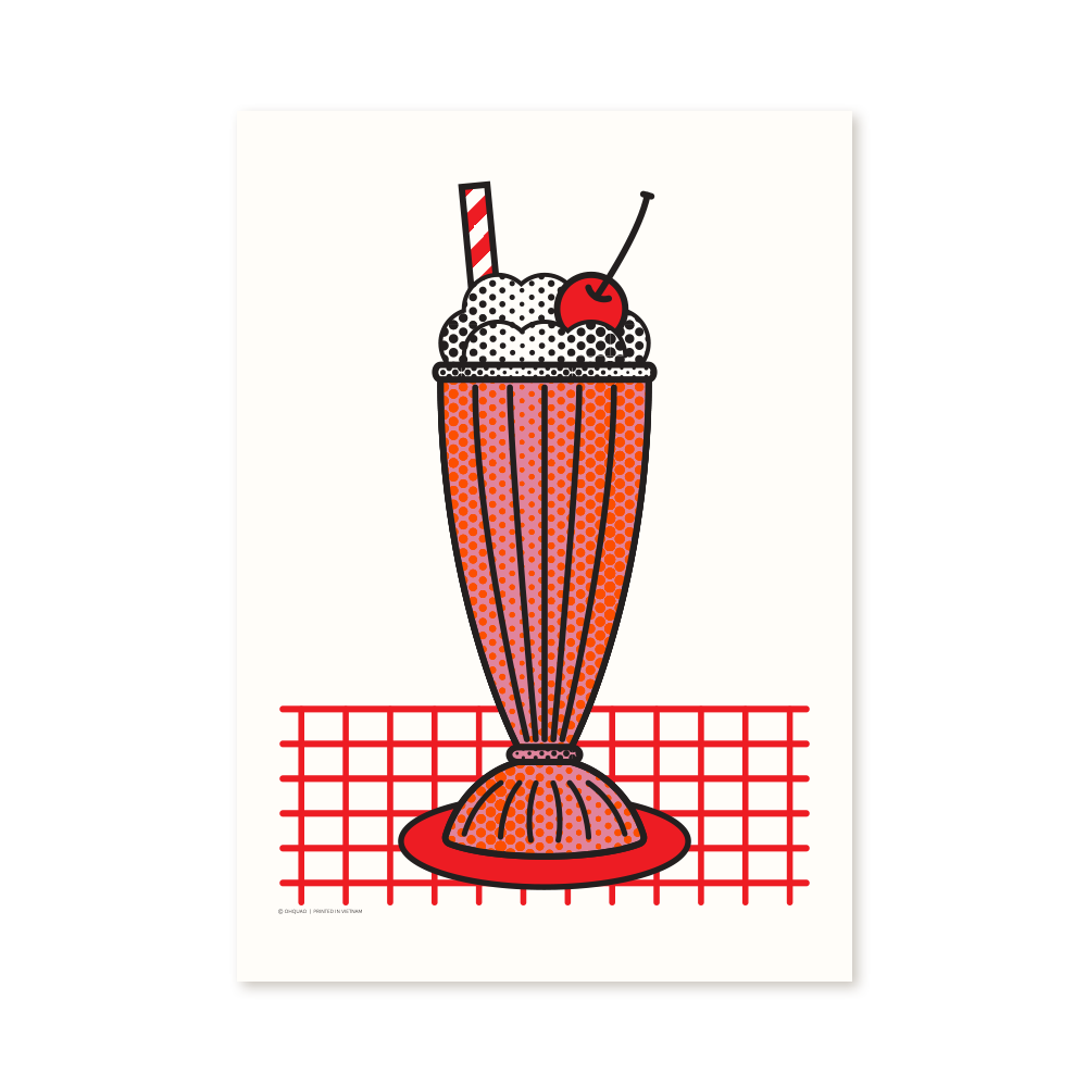 Digital Painting "Milkshake"