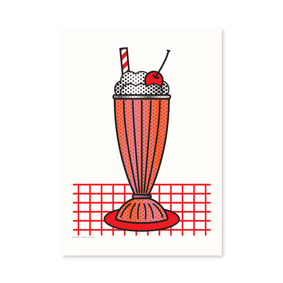 Digital Painting "Milkshake"
