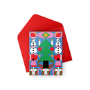 "Christmas Tree Graphic" Postcard