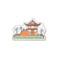 "One Pillar Pagoda" Magnet