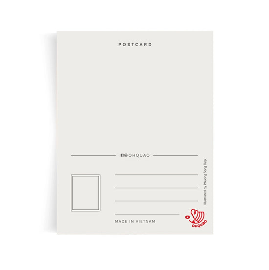 Postcard "Vietnamese Street Life"