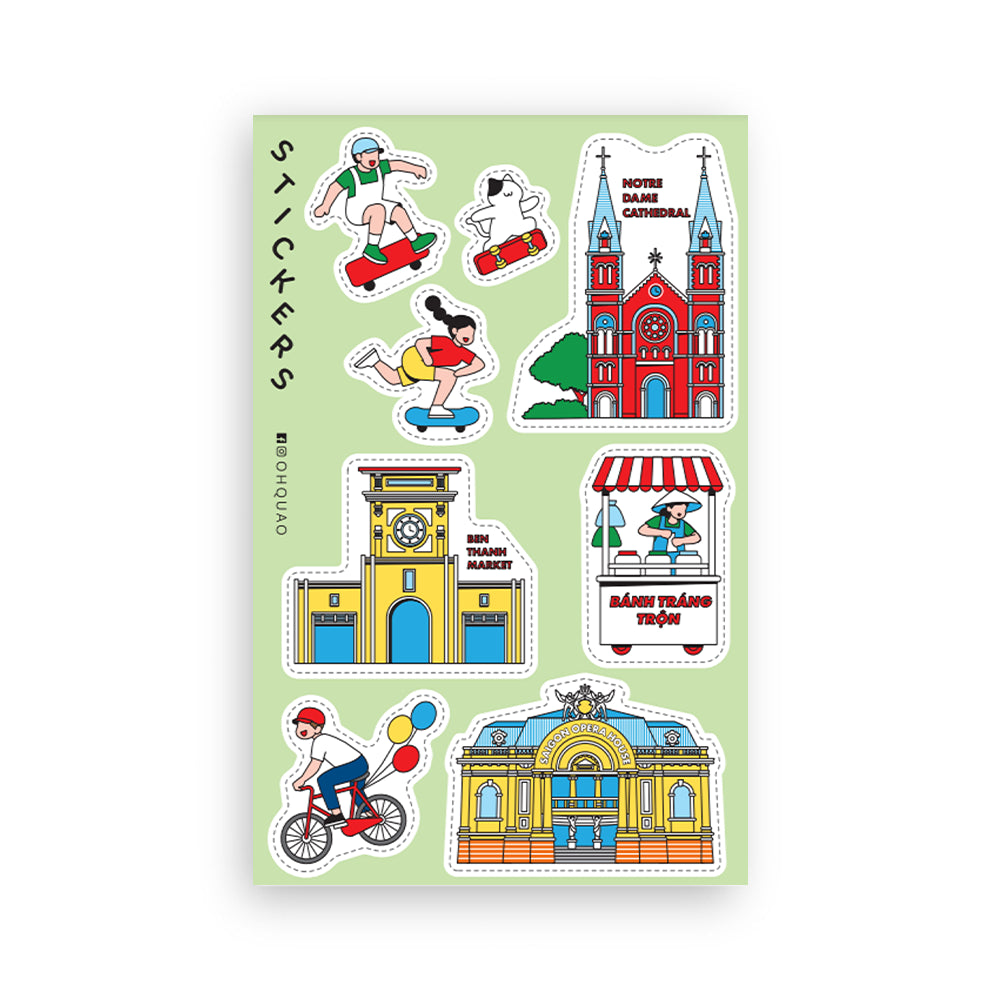 "Ho Chi Minh" Stickers