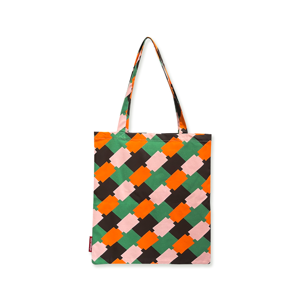 Totebag "Orange Puzzle"